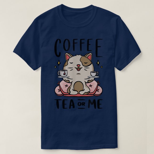 Camiseta Chá de café ou minha manhã (Frente do Design)