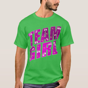 Camiseta Chá de fraldas Anúncio da Equipe do Partido Revela