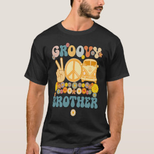 Camiseta Chá de fraldas da Família Retro Correspondente do