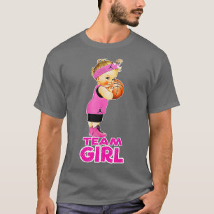 Camiseta Chá de fraldas de basquete - Sala de Renda de Gêne