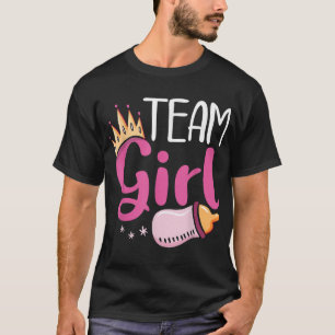 Camiseta Chá de fraldas de Gravidez Equipe Rapariga Futuro