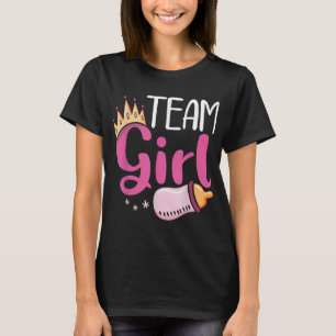 Camiseta Chá de fraldas de Gravidez Equipe Rapariga Futuro