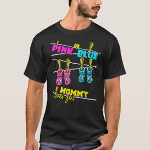 Camiseta Chá de fraldas do Partido Revelação de Gênero Pink