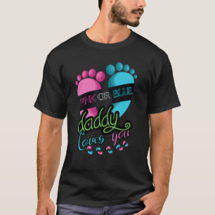 Camiseta Chá de fraldas do Partido Revelador do Gênero Pink