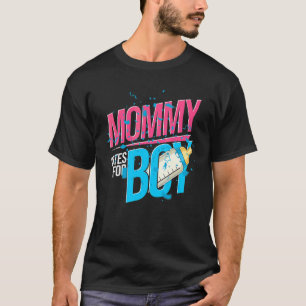 Camiseta Chá de fraldas do Team Boy Futuro da Mãe Revisão d
