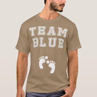 Camiseta Chá de fraldas do Team Boy Sexo Festa de Festa Cor