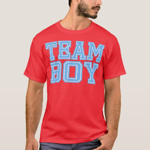 Camiseta Chá de fraldas do Team Boy Sexo Festa de Festa Cor