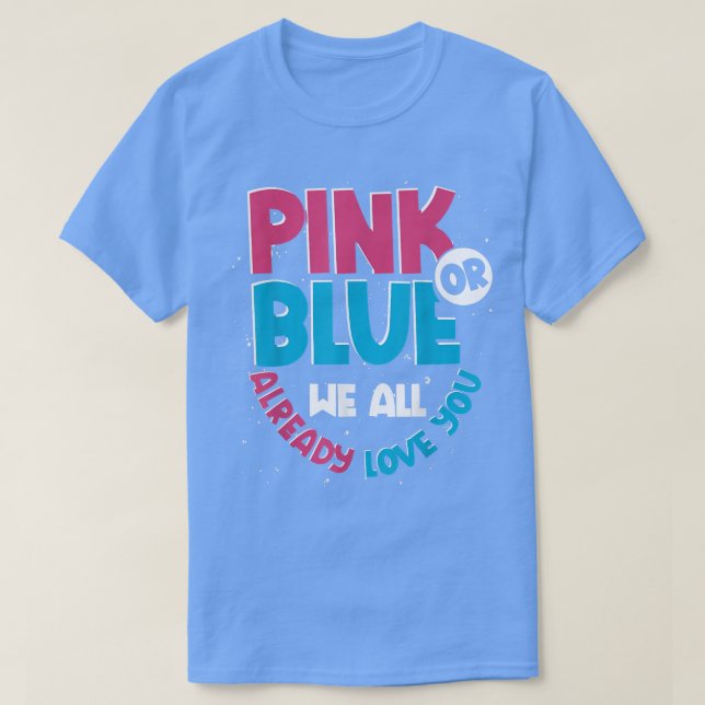 Camiseta Chá de fraldas Gênero Revelação do Partido Futuro  (Frente do Design)