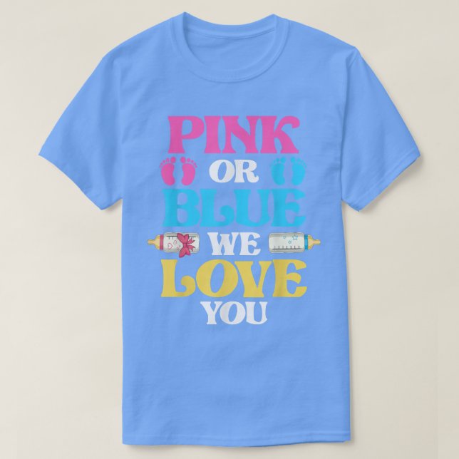 Camiseta Chá de fraldas Sexo Festa de Revenda Festa de Bebê (Frente do Design)