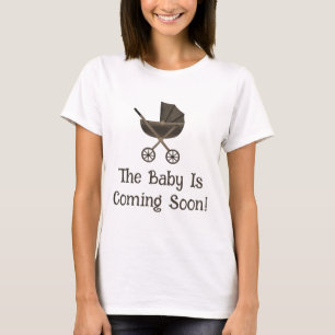 Camiseta Chá de fraldas Simples Elegante de Halloween Strol