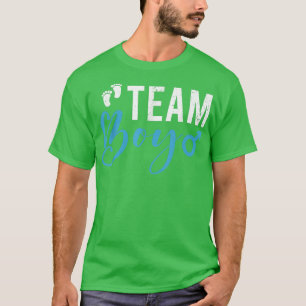 Camiseta Chá de fraldas Team Boy Futuros Pais Revelação de 