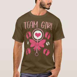Camiseta Chá de fraldas Team Girl Gender Party