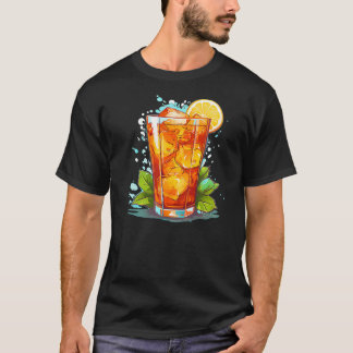 Camiseta Chá de gelo de Fruta legal para amantes de refrige