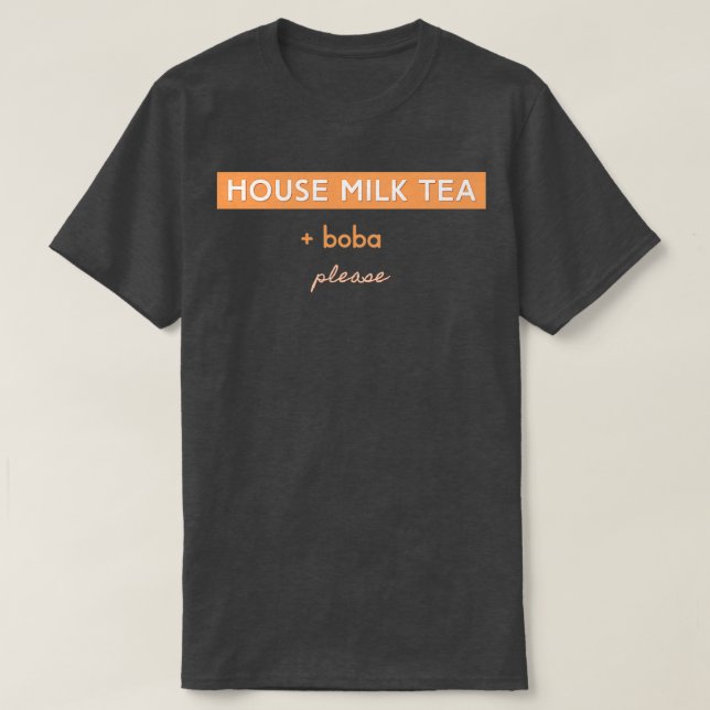 Camiseta Chá de Leite da Casa com Boba (Frente do Design)