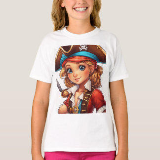 Camiseta Chá De Meninas De Algodão Suave - Impressões Diver