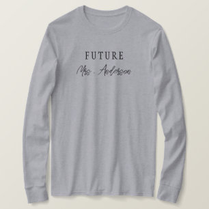 Camiseta Chá de Noiva Personalizado Future Mrs I Said Yes