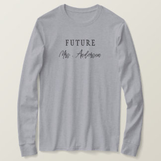 Camiseta Chá de Noiva Personalizado Future Mrs I Said Yes