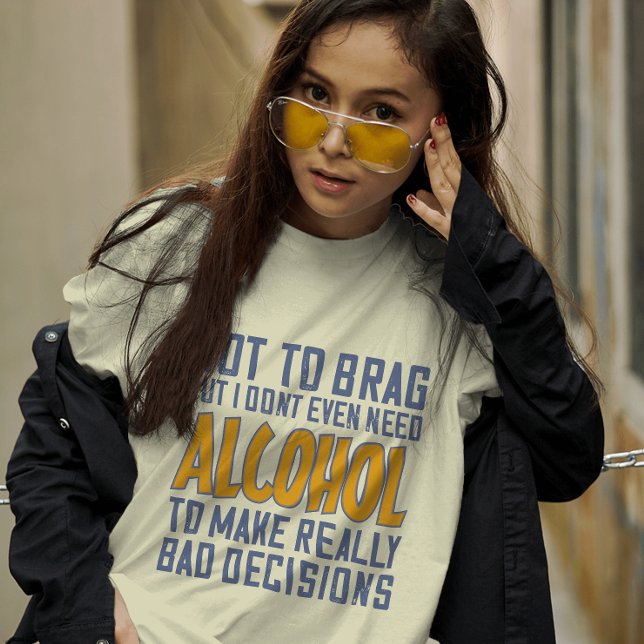 Camiseta Chá de Opções Sober (Criador carregado)