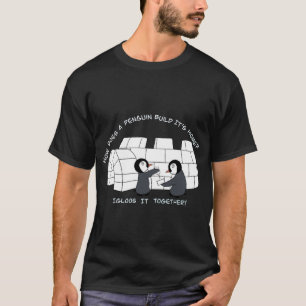 Camiseta Chá de Piada de pinguim