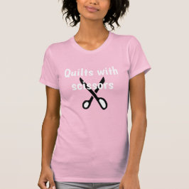 Camiseta Chá de Quilter, Bonito Rosa claro de T-Shirt