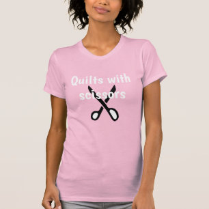 Camiseta Chá de Quilter, Bonito Rosa claro de T-Shirt