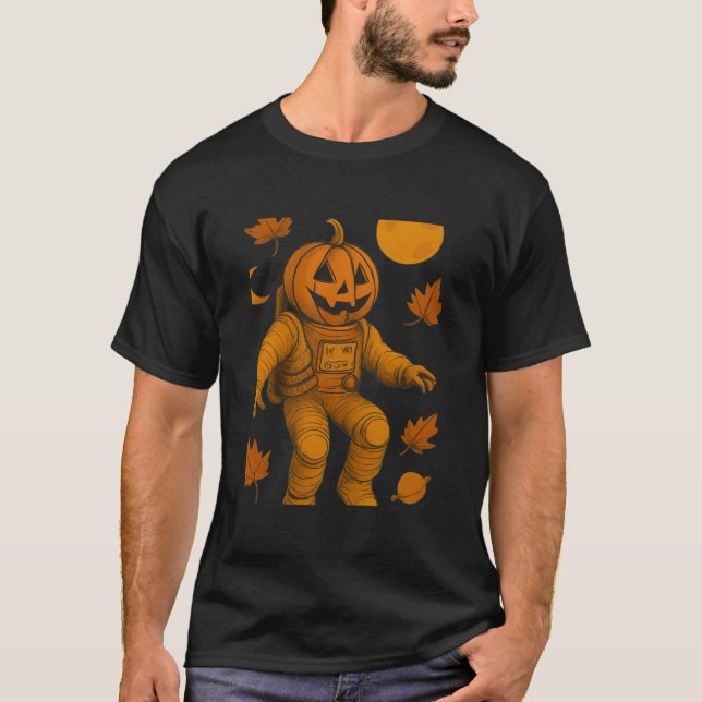 Camiseta Chá de Trabalho de arte de Bomba Cósmica Spooky no (Frente)