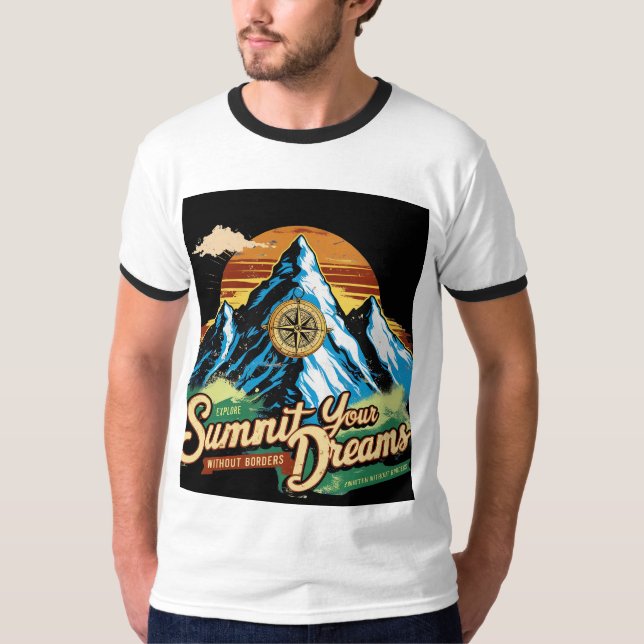 Camiseta Chá do Explorador de Montanha (Frente)