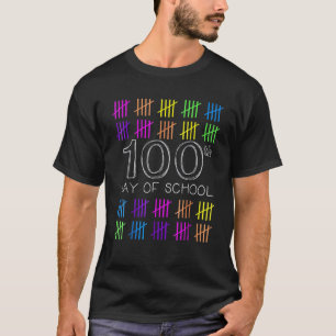 Camiseta Chá dos 100 Dias de Escola Maternal e Jardim de In