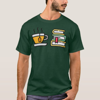 Camiseta Chá e Livros