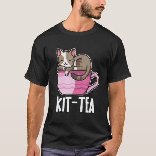 Camiseta Chá Kit engraçado ou gato Gato Sempre Gato colorid