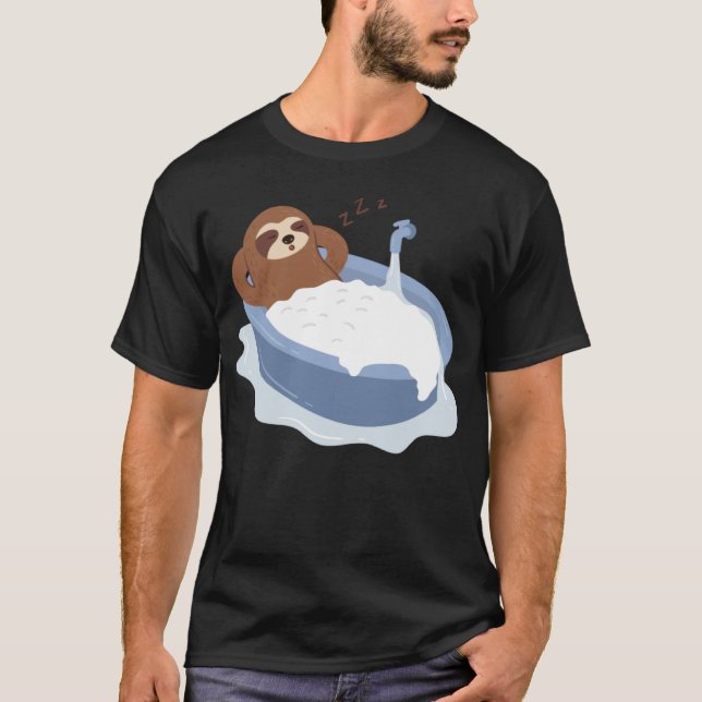 Camiseta Chá Leve Dormindo Entorrado Preguiçoso (Frente)