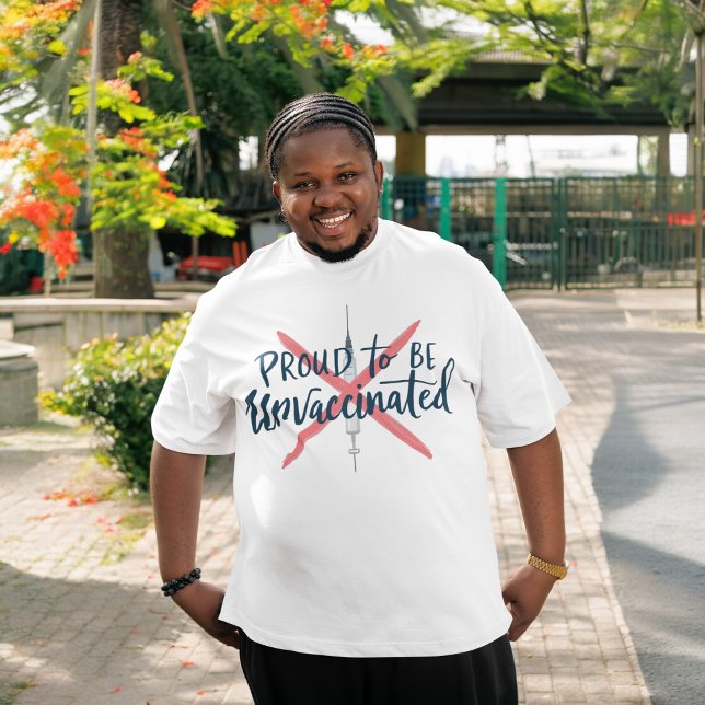 Camiseta Chá Não Vacinado (Criador carregado)