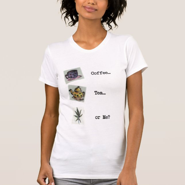 Camiseta Chá ou mim do café? (Frente)