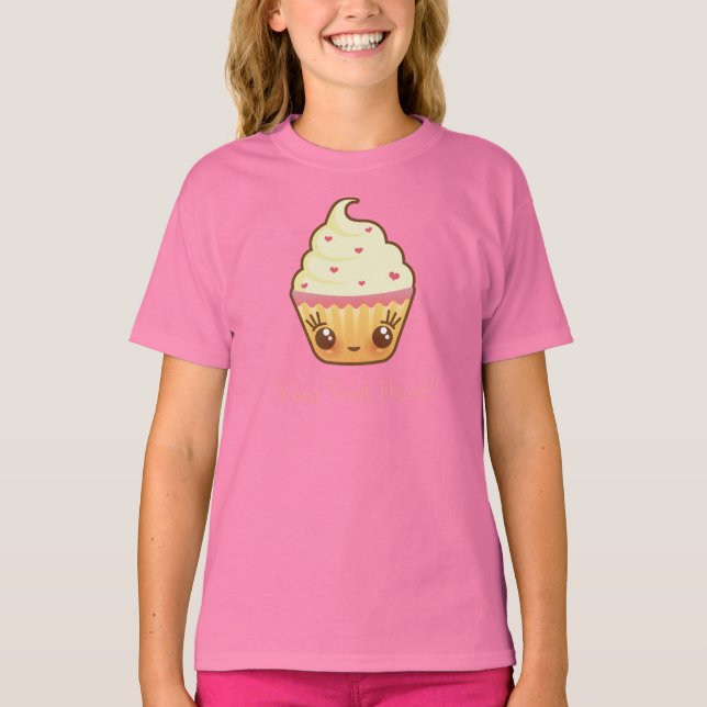 Camiseta Chá Personalizada CuppyCakes (Frente)