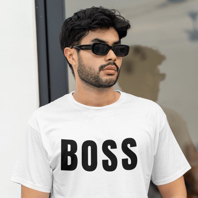 Camiseta Chá Preto do CHEFE masculino - Simples e Na moda (Criador carregado)