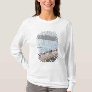 Camiseta Chá repentino sobre a ponte de Shin-Ohashi e