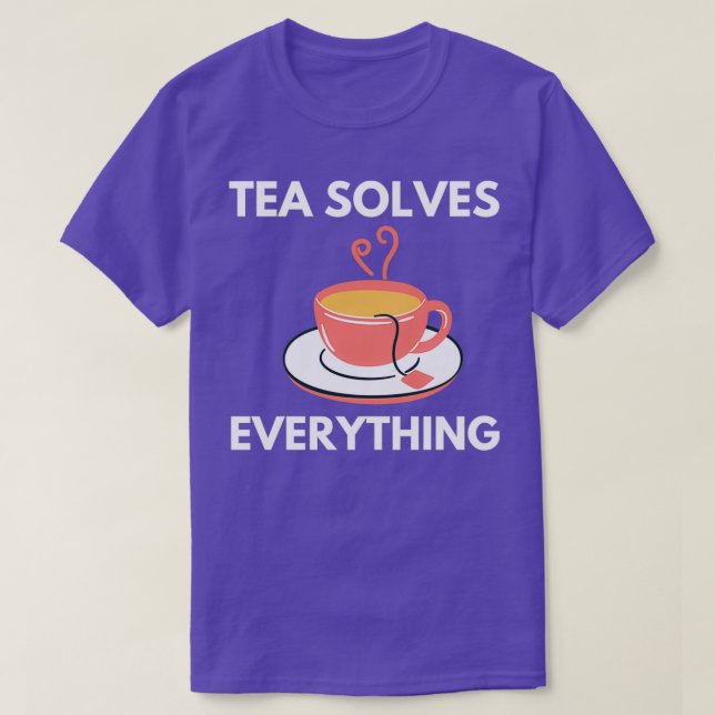 Camiseta Chá resolve tudo 55 (Frente do Design)