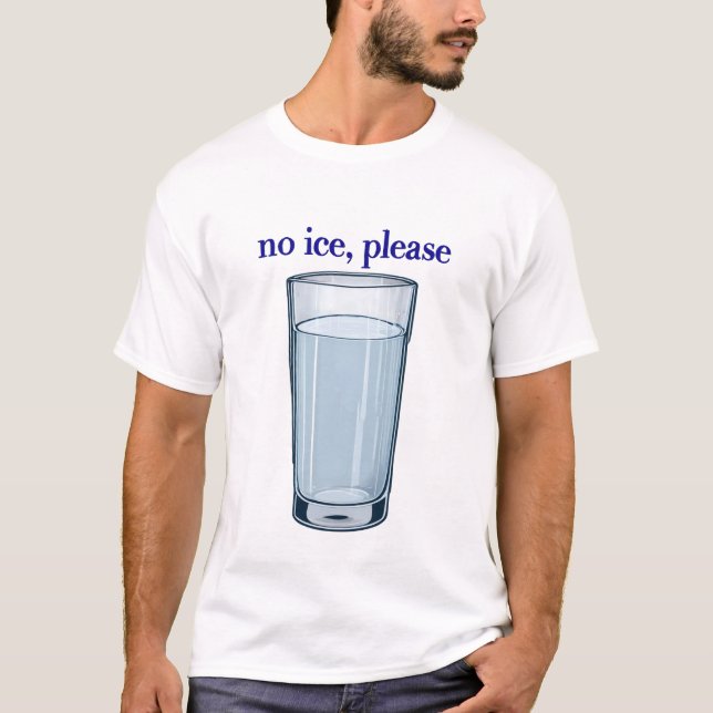 Camiseta Chá 'Sem Gelo' (Frente)