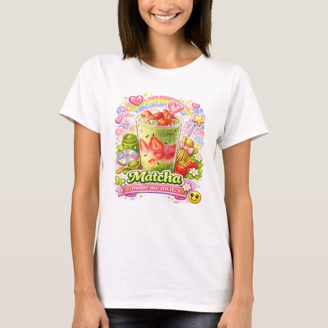 Camiseta Chá Verde Matcha (Frente)