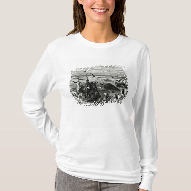 Camiseta Chacina dos búfalos nas planícies (Frente)