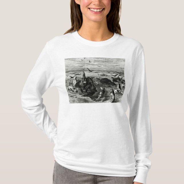 Camiseta Chacina dos búfalos nas planícies (Frente)
