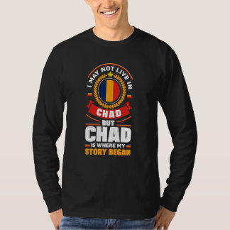 Camiseta Chad Chadian Chad Flag Quote