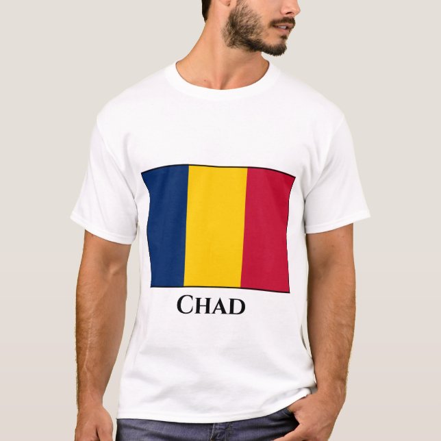 Camiseta Chad Flag (Frente)