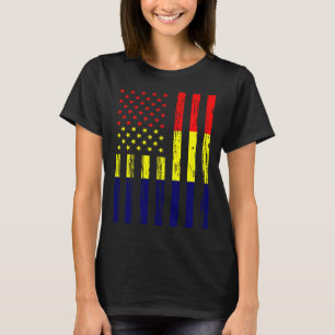 Camiseta Chad Flag America É o meu DNA para Chadians