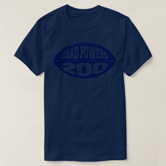 Camiseta Chad Powers 200 Azul (Frente do Design)