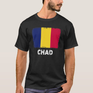 Camiseta Chade - Bandeira Apoio a Pessoas Chadianas
