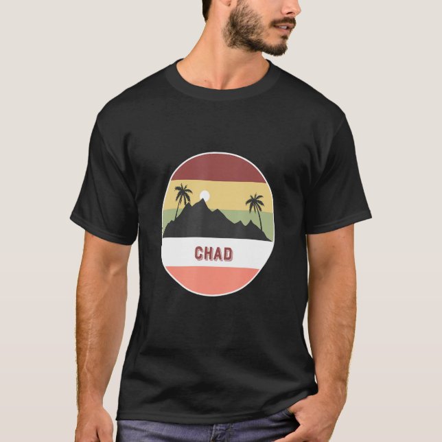 Camiseta Chade Mountain And Palms (Frente)