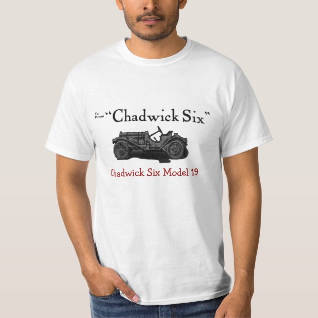 Camiseta Chadwick 1910 seis, Chadwick seis modelos 19 (Frente)