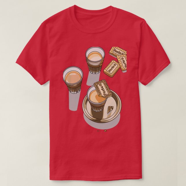 Camiseta chai tea com trilha g (Frente do Design)