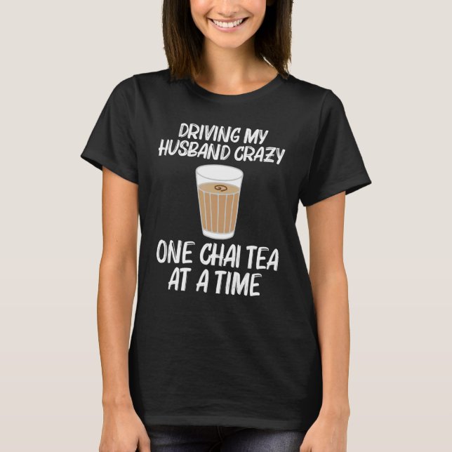 Camiseta Chai Tea Para Mulheres Mãe Desi Chai Latte Drinker (Frente)